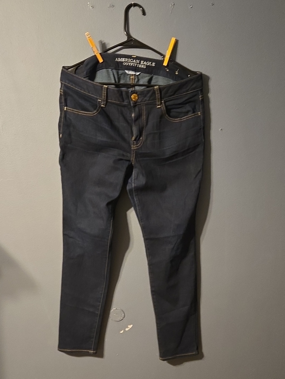 American Eagle Outfitters Dark Navy Skinny Jeans